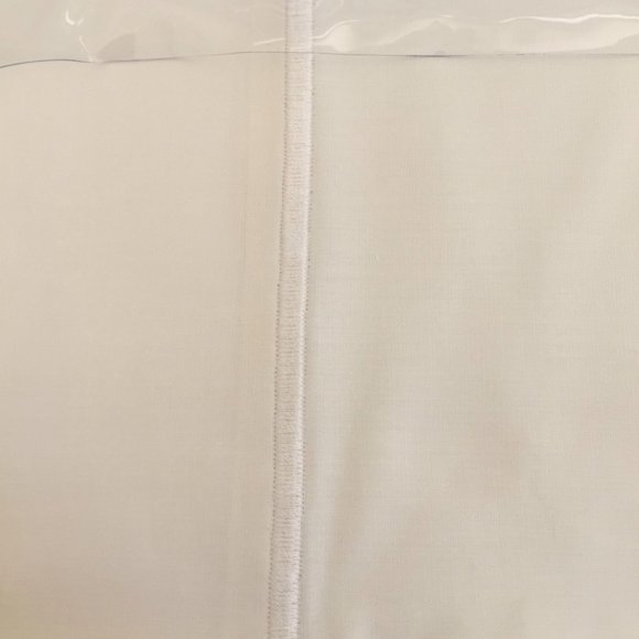 FRETTE 2x Standard Pillowcases ITALY 1Bourdon Beige Embroider 100% Cotton NEW - Picture 6 of 8